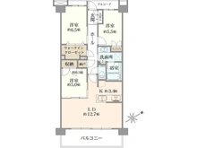 【東京都/武蔵野市中町】プラウドシティ武蔵野三鷹 フロントコート 間取り図