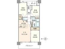 【東京都/武蔵野市境】デライトシティ ブレスコート 間取り図