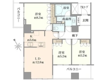 【東京都/三鷹市下連雀】クレッセント三鷹ザ・タワー 間取り図