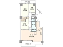 【東京都/武蔵野市八幡町】クラルテ武蔵野 間取り図