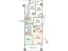 【東京都/武蔵野市緑町】武蔵野ガレリアヴェルデテラッツァ 間取り図