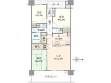 【東京都/武蔵野市境】デライトシティ アクアコート 間取り図