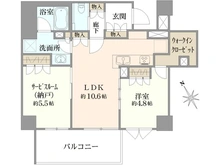 【東京都/武蔵野市西久保】プレシス武蔵野中央 間取り図