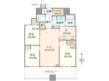 【東京都/武蔵野市中町】武蔵野タワーズ スカイクロスタワー 間取り図