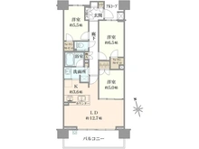 【東京都/武蔵野市桜堤】パークシティ武蔵野桜堤フォレストハウス C棟 間取り図