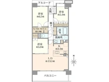 【東京都/国分寺市東恋ヶ窪】ザ・パークハウス国分寺四季の森II 間取り図
