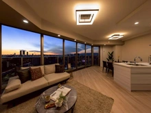 【大阪府/大阪市西区江之子島】阿波座ライズタワーズフラッグ46 リビング・ダイニング