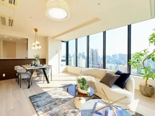 【大阪府/大阪市北区中之島】ザ・パークハウス中之島タワー リビング・ダイニング：※家具調度品等は販売価格に含まれておりません