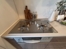 【大阪府/大阪市北区中之島】ザ・パークハウス中之島タワー キッチン：三口コンロ