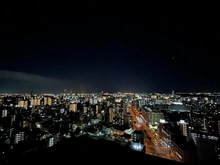 【大阪府/大阪市福島区吉野】大阪ウエストゲートタワー 眺望：LDから：北西方向の夜景