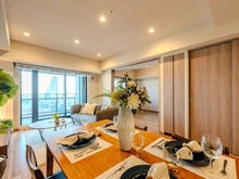 【大阪府/大阪市中央区久太郎町】プレサンスレジェンド堺筋本町タワー リビング・ダイニング