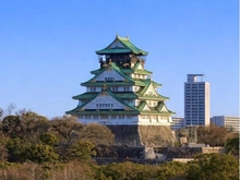 【大阪府/大阪市都島区片町】プラウド大阪城 眺望：バルコニーから撮影(ズームあり)