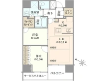 【兵庫県/神戸市中央区八幡通】ザ・パークハウス神戸三宮 間取り図
