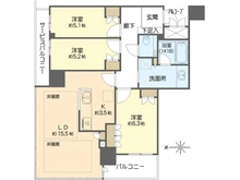 【大阪府/大阪市北区大淀南】グランドメゾン新梅田タワー 間取り図