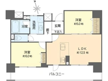 【大阪府/大阪市中央区神崎町】ジオ南大江公園 間取り図