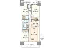 【大阪府/豊中市東泉丘】ウエリス豊中桃山台 間取り図