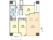 【大阪府/大阪市北区同心】エルグレースタワー大阪同心 間取り図