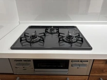 【大阪府/大阪市北区中崎西】レック北梅田 キッチン：三口コンロ