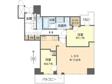 【大阪府/大阪市北区天神橋】ジオタワー天六 間取り図