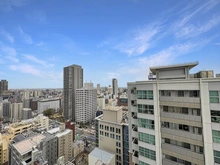 【大阪府/大阪市西区新町】大阪ひびきの街ザサンクタスタワー 眺望：西側バルコニーから