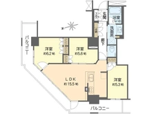 【大阪府/大阪市西区江之子島】阿波座ライズタワーズフラッグ46 間取り図