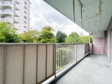 【大阪府/大阪市住之江区南港中】南港はなのまち住宅 37号棟 バルコニー