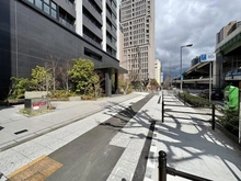 【大阪府/大阪市中央区常盤町】ブランズタワー谷町四丁目 前面道路