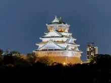 【大阪府/大阪市都島区片町】プラウド大阪城 眺望：バルコニーから撮影(ズームあり)