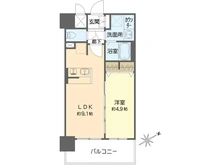 【大阪府/大阪市西区九条】プレサンスOSAKA DOMECITYビーツ 間取り図