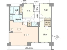 【大阪府/大阪市北区同心】メロディーハイム同心パークウエスト 間取り図