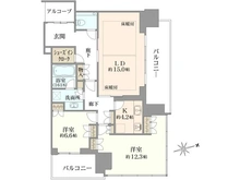 【大阪府/大阪市北区大深町】グラングリーン大阪ザ・ノースレジデンス 間取り図