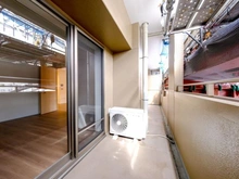 【大阪府/大阪市西区南堀江】エルザグレース堀江タワー バルコニー：※大規模修繕工事中