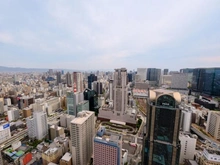 【大阪府/大阪市北区豊崎】ブランズタワー梅田North 眺望：バルコニーから