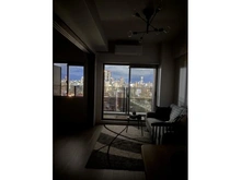 【大阪府/大阪市西区九条】プレサンスOSAKA DOMECITYビーツ 眺望：最上階につき大阪市内の夜景が望めます
