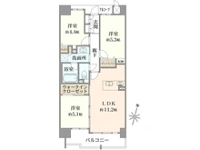 【大阪府/大阪市北区大淀中】パラシオ北梅田 間取り図