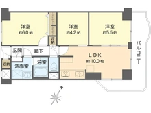 【大阪府/大阪市西区立売堀】朝日プラザ長堀西 間取り図