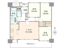 【兵庫県/西宮市中前田町】 ディークラディア西宮 間取り図