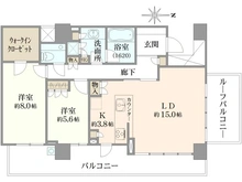 【大阪府/大阪市北区扇町】パークタワー梅田 間取り図