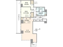 【大阪府/大阪市西区南堀江】シエリアタワー大阪堀江 間取り図