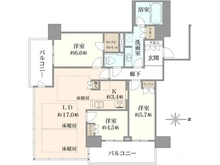 【大阪府/大阪市北区大淀南】グランドメゾン新梅田タワーTHE CLUB RESIDENCE 間取り図