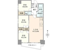 【大阪府/大阪市中央区玉造】グレーシァス玉造 間取り図
