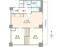 【大阪府/大阪市浪速区下寺】夕日丘スカイハイツ 間取り図