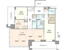 【大阪府/大阪市北区大深町】グラングリーン大阪　ザ・ノースレジデンス 間取り図