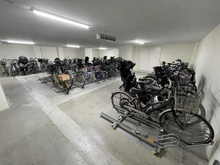 【大阪府/堺市堺区三国ヶ丘御幸通】プラウドタワー堺東 駐輪場