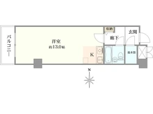 【大阪府/大阪市中央区平野町】メロディハイム平野町 間取り図
