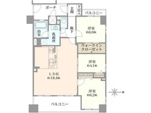 【大阪府/大阪市北区国分寺】エステムコート天神橋 間取り図