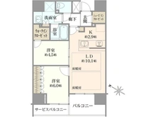 【兵庫県/神戸市中央区八幡通】ザ・パークハウス神戸三宮 間取り図