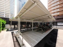 【大阪府/大阪市浪速区稲荷】プラウド難波 駐輪場