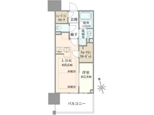 【大阪府/大阪市浪速区稲荷】プラウド難波 間取り図