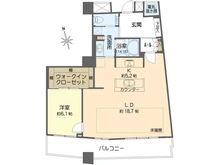 【大阪府/大阪市福島区福島】ザ・タワー大阪 間取り図